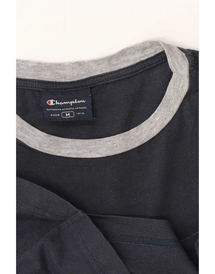 Champion Herre grafisk T-shirt Top Medium Navy Blue