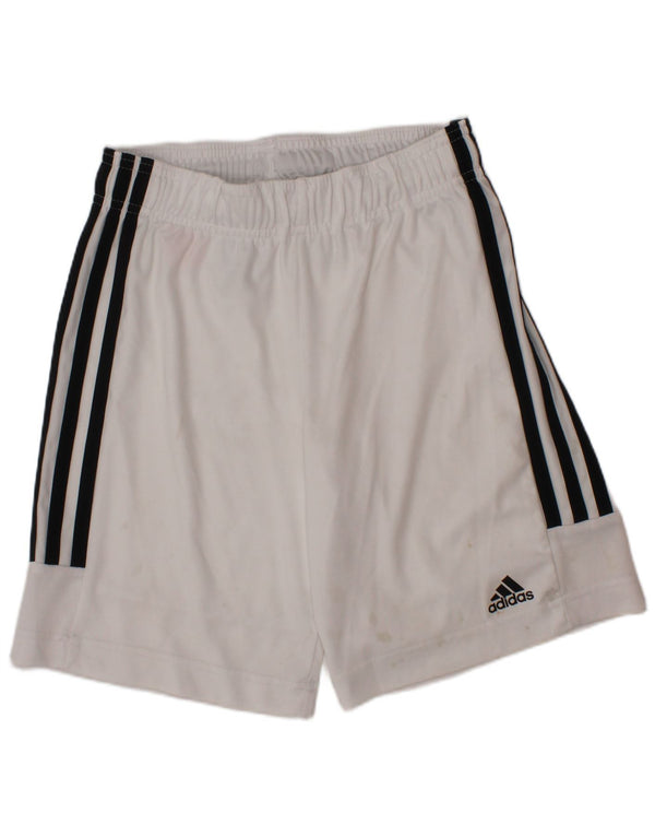 Adidas Boys Aeroready Sports Shorts 9-10 År Hvid Polyester