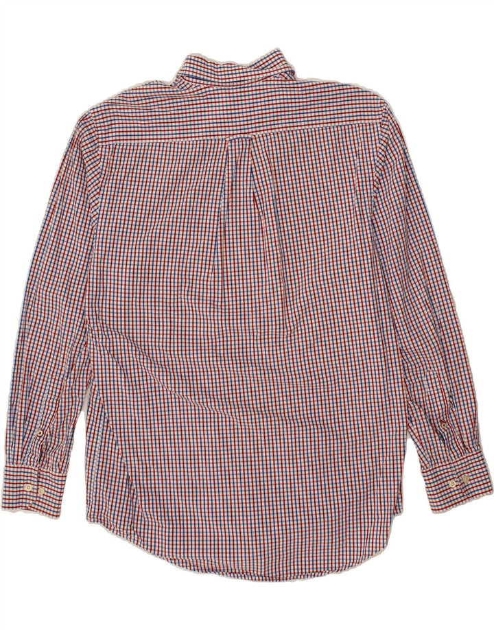IZOD Mens Shirt Medium Multicoloured Check Cotton Vintage Izod and Second-Hand Izod from Messina Hembry 