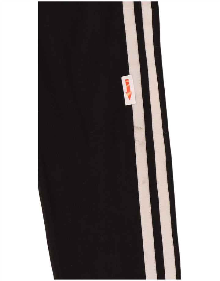 Adidas Womens Leggings UK 8/10 Small Black Cotton