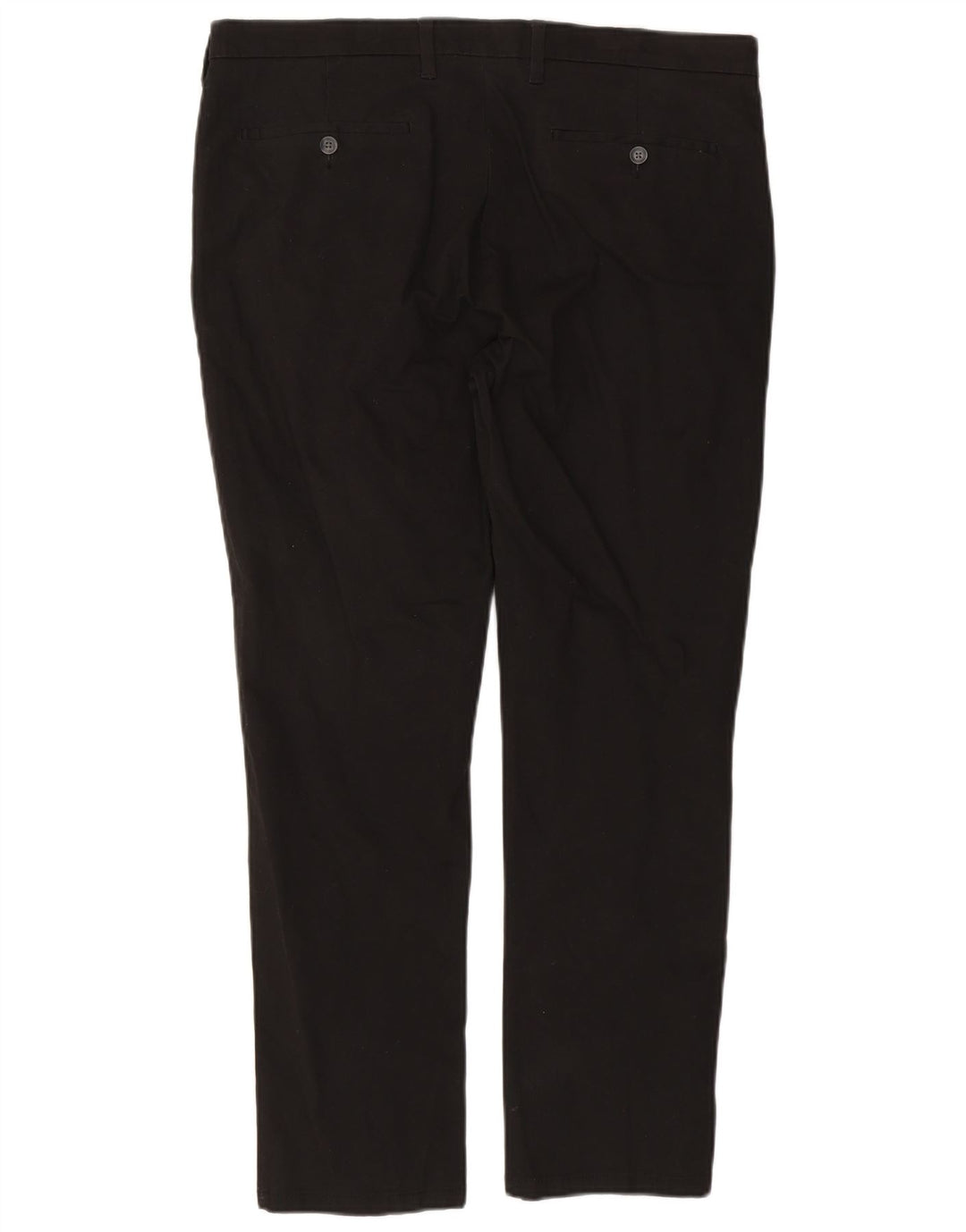 Marks & Spencer Herre Slim Chino Bukser W38 L29 Sort Bomuld