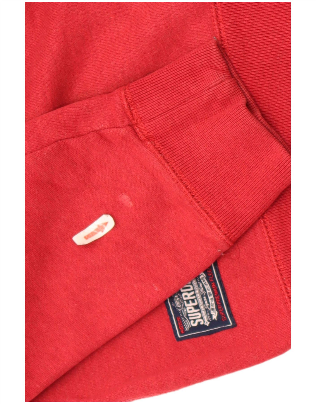 Superdry grafisk sweatshirt til mænd, stor rød bomuld