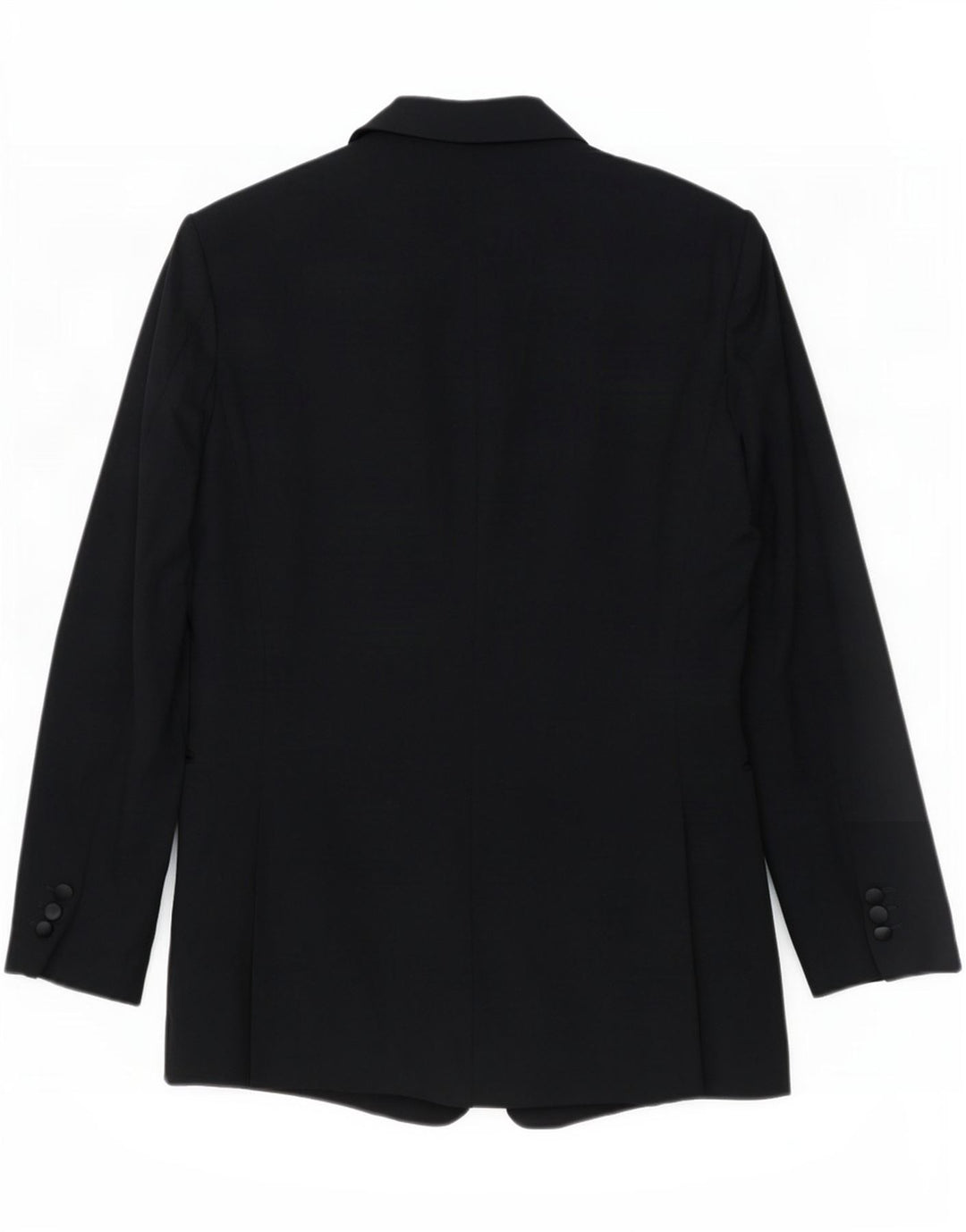 Pal Zileri Herre Double Breasted Blazer Jacket IT 50 Large Black Virgin Wool