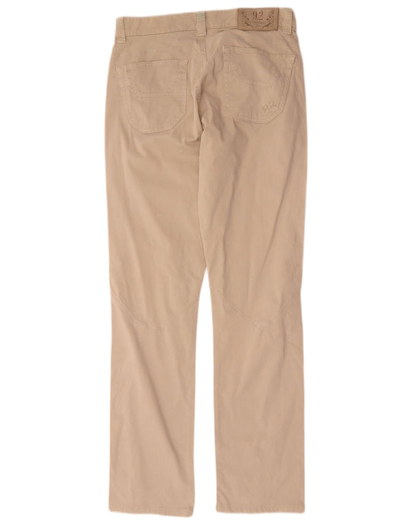 9.2 af Carlo Chionna Slim Casual Bukser til mænd W32 L32 Beige Cotton