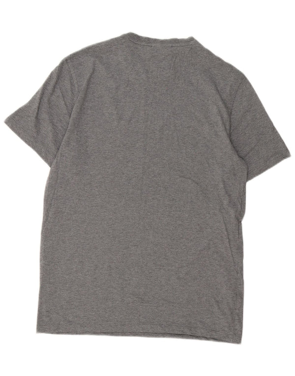 Calvin Klein Herre T-Shirt Top Lille Grå Bomuld