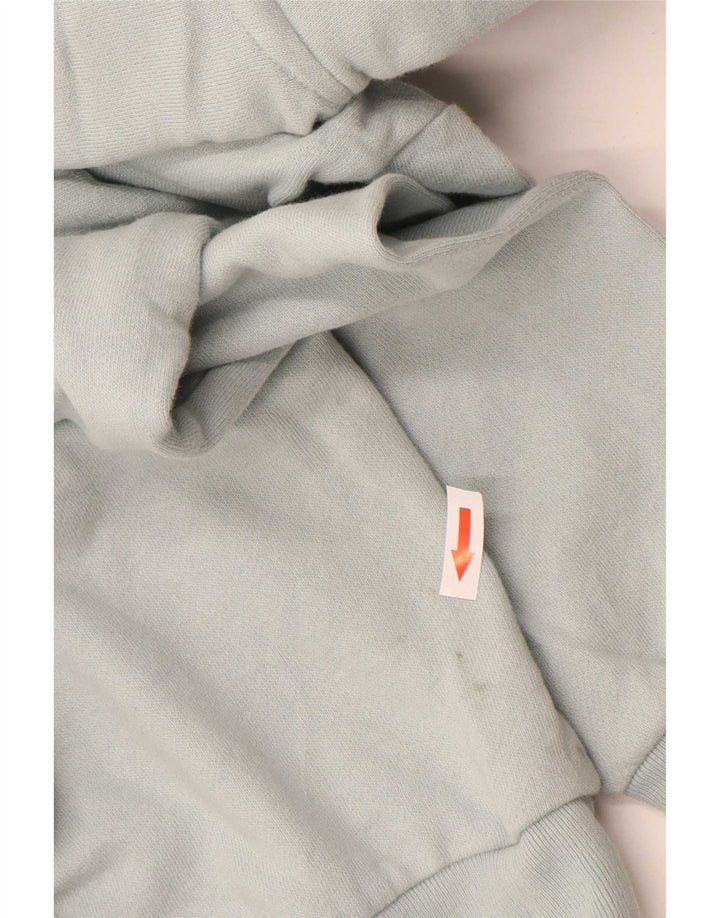 Gap Womens Grafisk Oversized Hoodie Jumper UK 14 Medium Blue Cotton