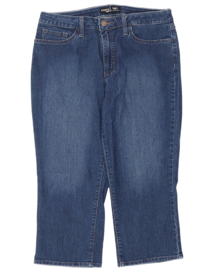 Lee Dame Mid Rise Capri Jeans W32 L21 Blå