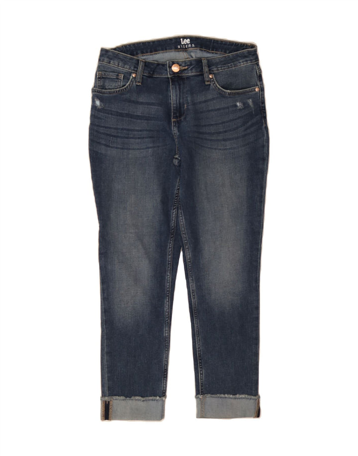 LEE Womens Riders Straight Jeans US 6 Medium W30 L25 Navy Blue Cotton Vintage Lee and Second-Hand Lee from Messina Hembry 