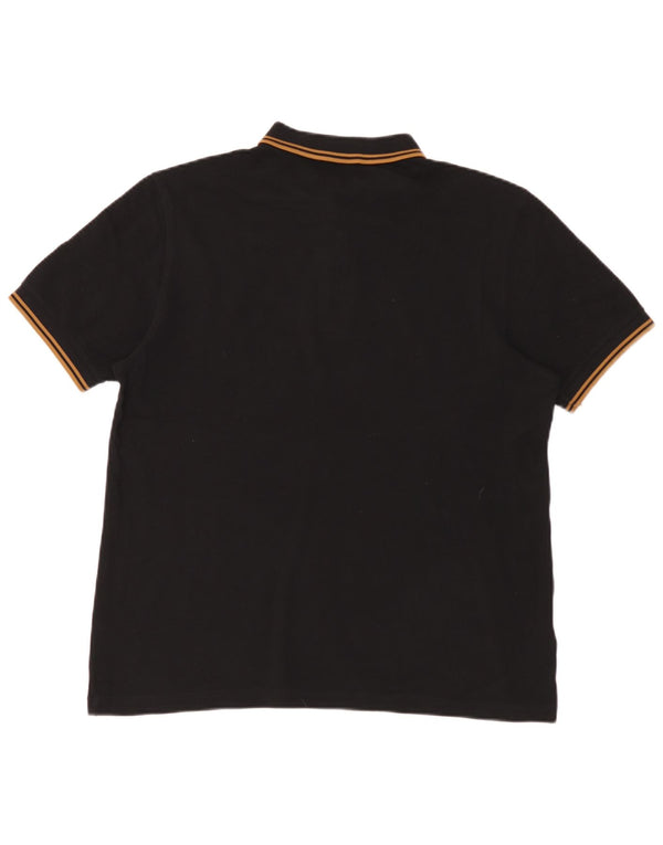 Fred Perry Herre poloshirt Stor sort bomuld