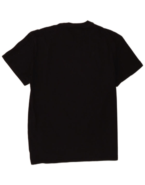 Tommy Hilfiger Herre grafisk T-shirt Top Medium Sort Bomuld
