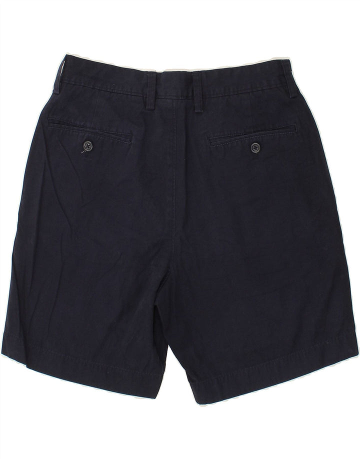J. CREW Womens Reade Chino Shorts W28 Medium Navy Blue Cotton Vintage J. Crew and Second-Hand J. Crew from Messina Hembry 