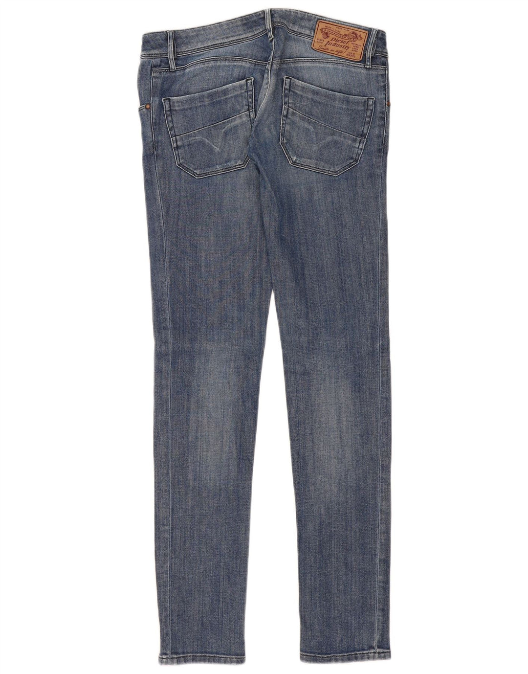 Diesel Dame Nevy Slim Jeans W30 L34 Blå Bomuld