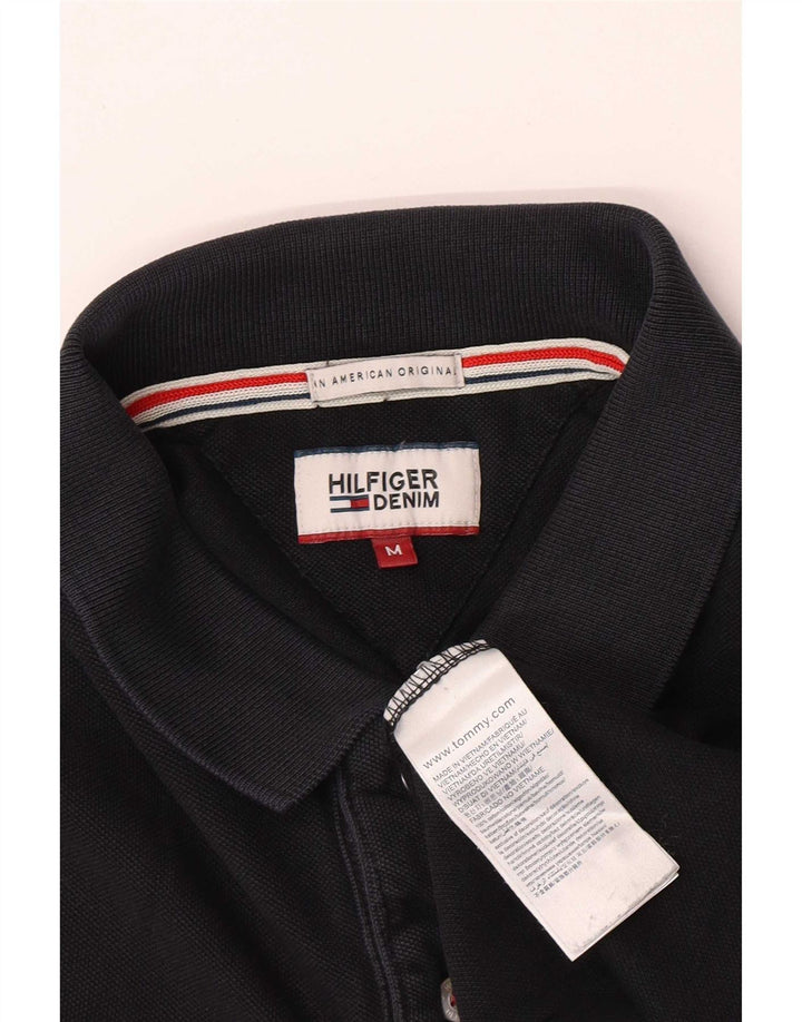 Tommy Hilfiger Herre poloshirt Medium Sort Bomuld