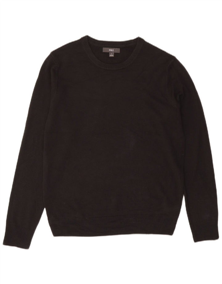 Marks & Spencer Herre sweater med rund hals, UK 38/40 Mellemgrå Akryl