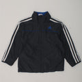 ADIDAS Boys Graphic Tracksuit Top Jacket 3-4 Years Black Polyester | Vintage Adidas | Thrift | Second-Hand Adidas | Used Clothing | Messina Hembry 
