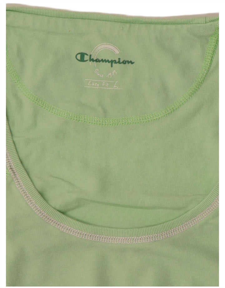 CHAMPION Dame Easy Fit Vest Top UK 14 Large Grøn