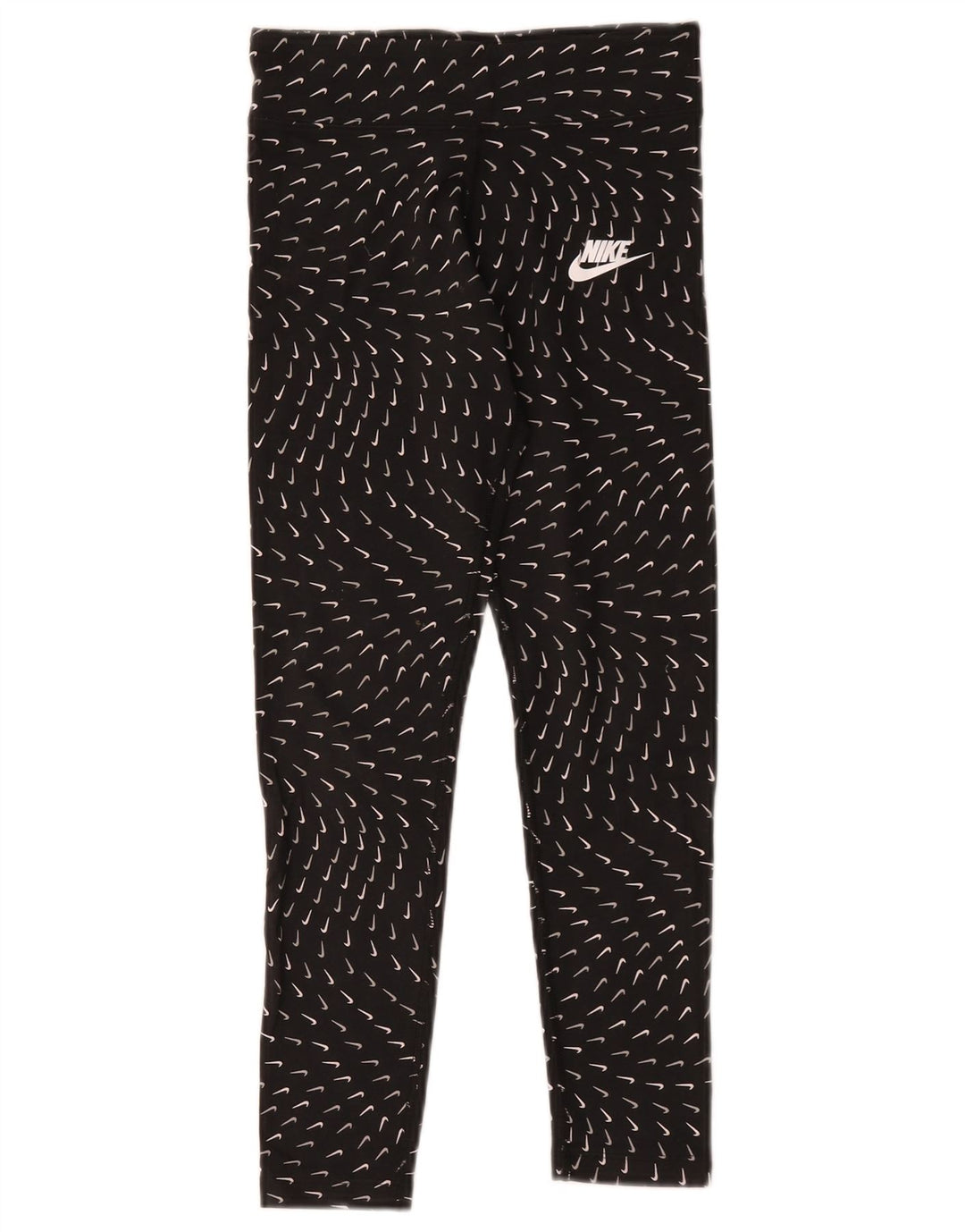 Nike piger grafiske leggings 10-11 år medium sort bomuld