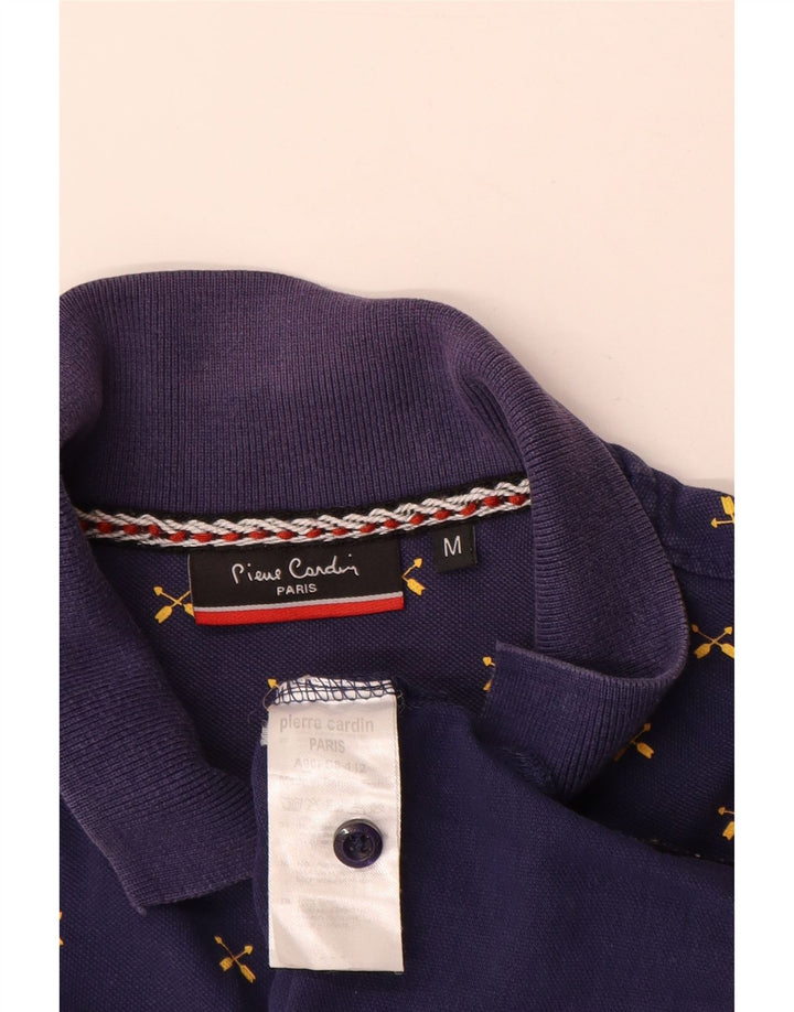 Pierre Cardin Herre grafisk poloshirt mellemgrå bomuld