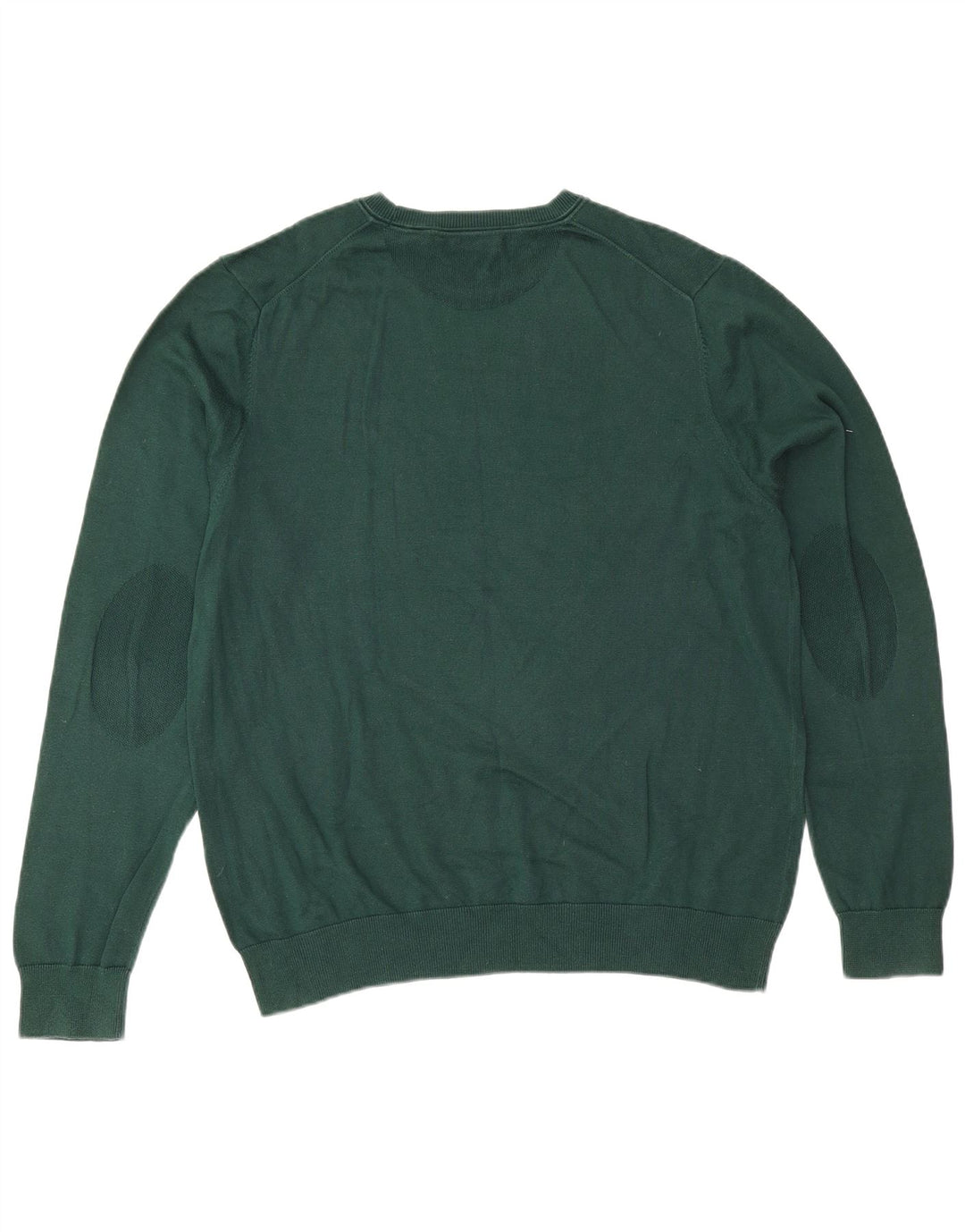 Lacoste Herre sweater med rund hals str. 6 XL Grøn bomuld