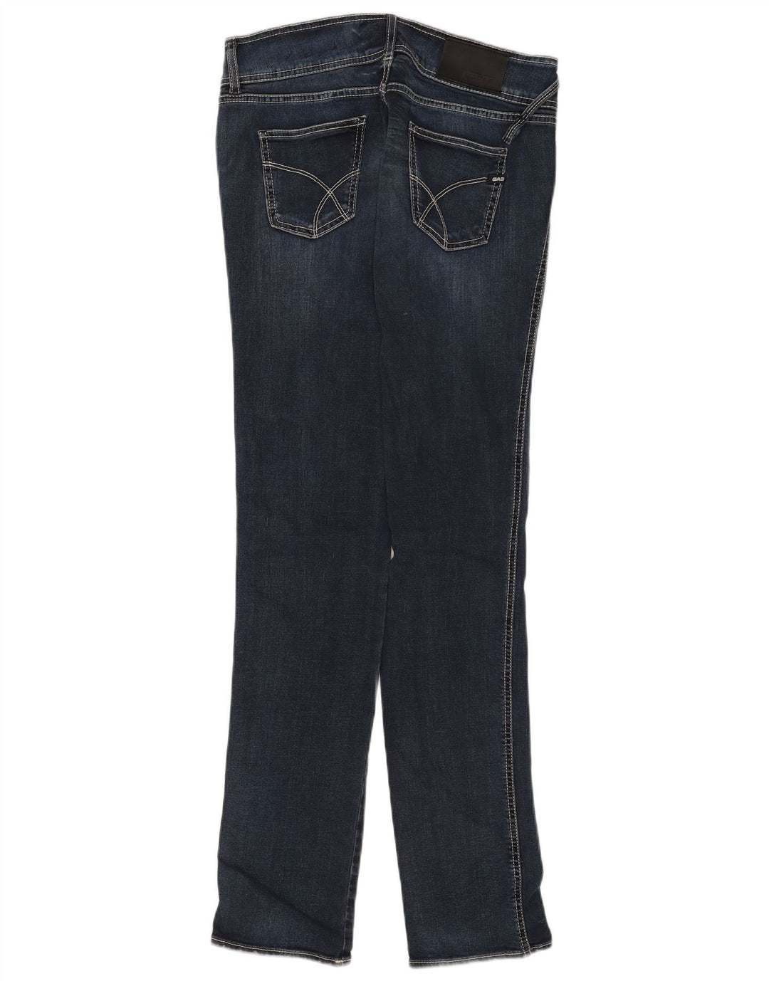 Gas Dame Slim Jeans W30 L34 Marineblå Bomuld