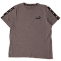 Puma Herre Grafisk T-Shirt Top Stor Grå Colourblock Bomuld