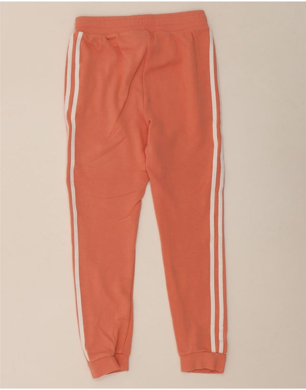 Adidas Pige Træningsdragt Bukser Joggers 11-12 År Orange Bomuld