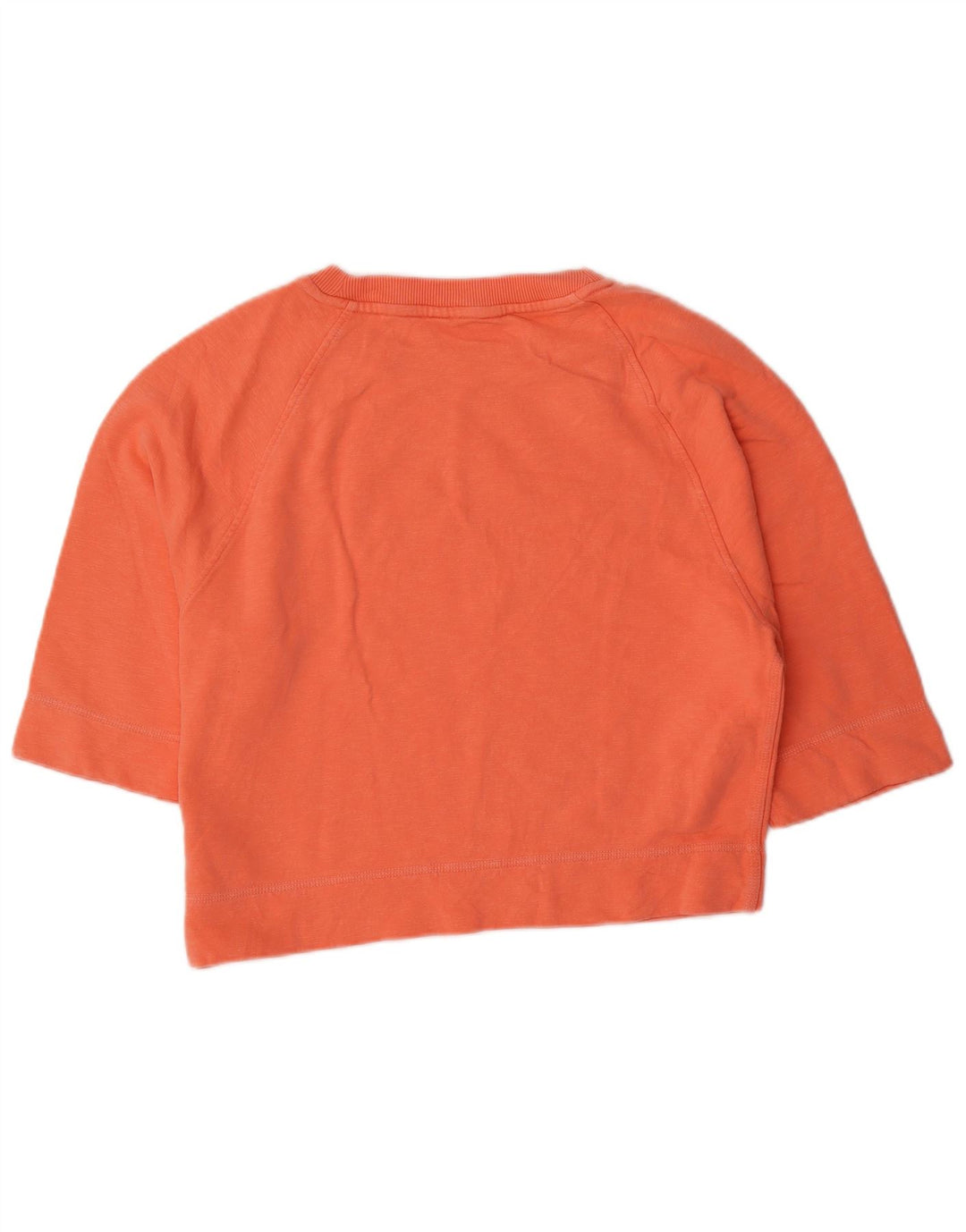 Tommy Hilfiger dame sweatshirt med 3/4 ærmer UK 14 Medium Orange