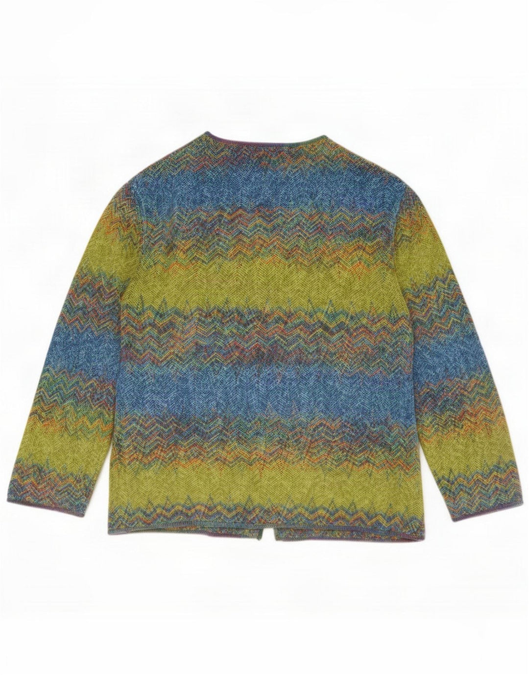 St. Germain Dame Cardigan Sweater IT 46 Stor Flerfarvet Chevron
