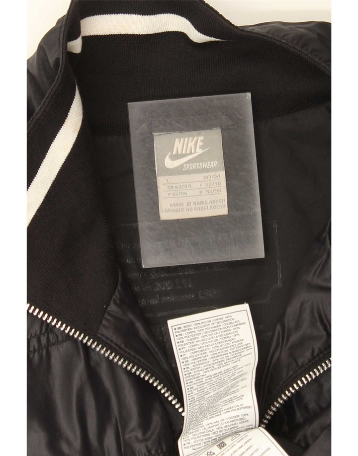 Nike træningsdragt til mænd, topjakke, stor sort nylon