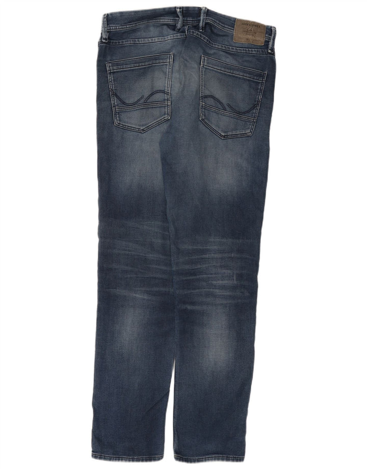 Jack & Jones Herre Slim Jeans W34 L34 Blå Bomuld