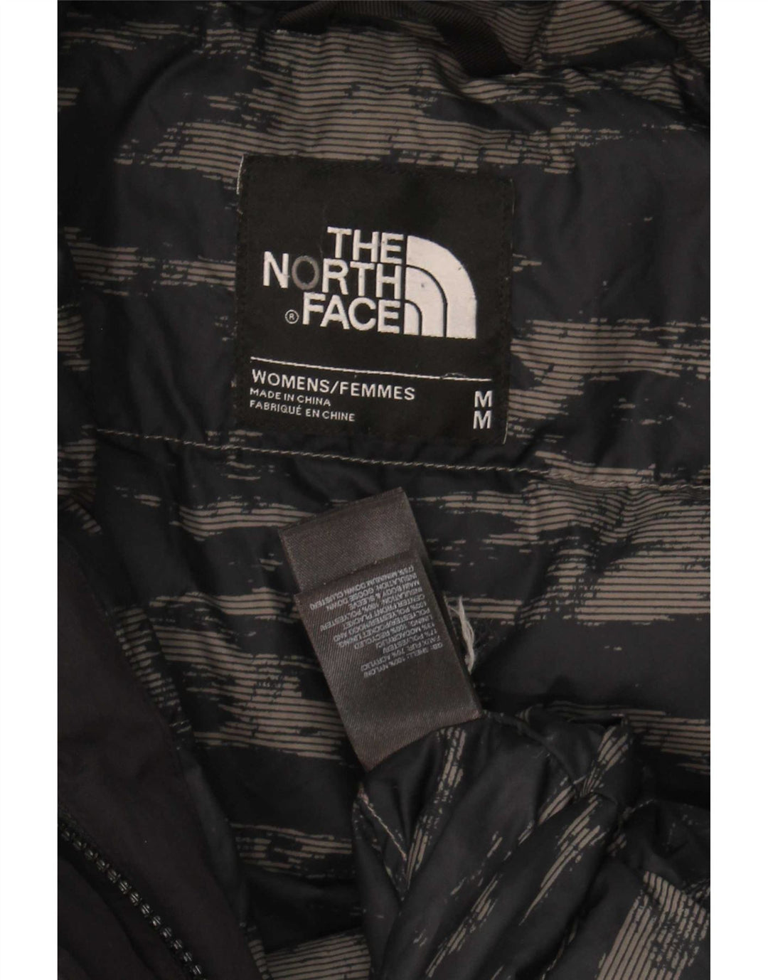 The North Face Dame Hooded Padded Coat UK 14 Medium Black Nylon
