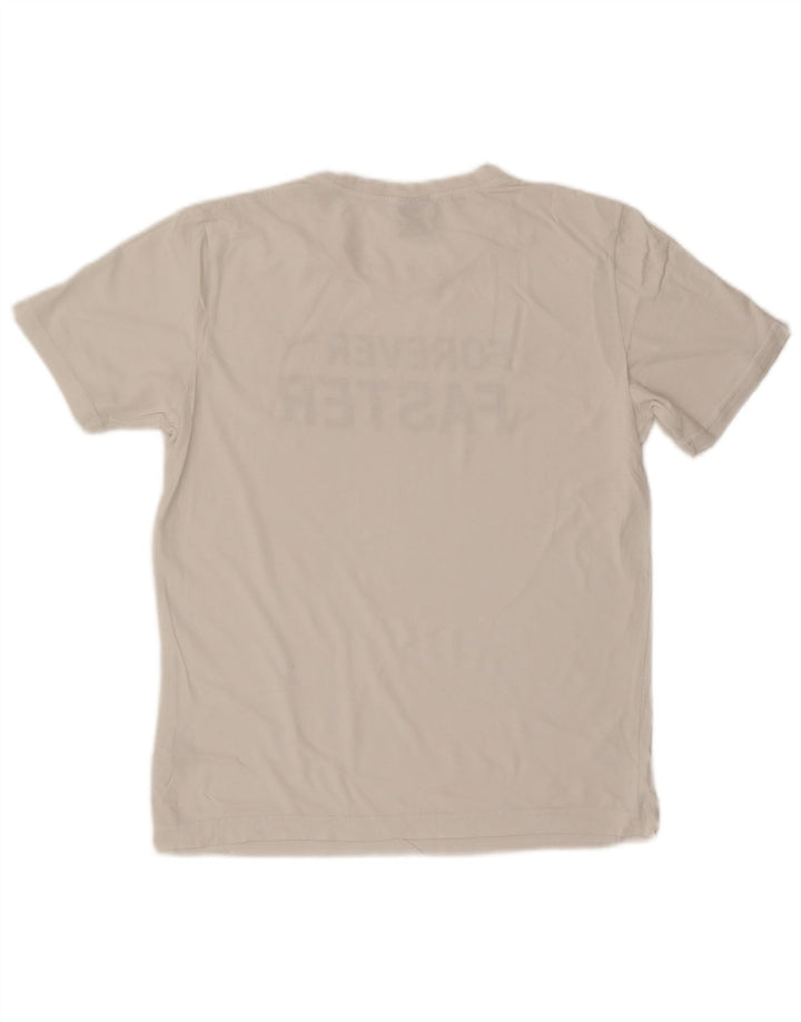 PUMA Grafisk T-shirt top til mænd, lille hvid