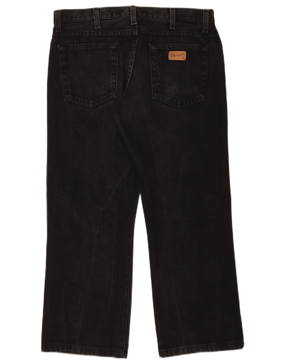 Wrangler Bootcut jeans til mænd W34 L27 sort bomuld