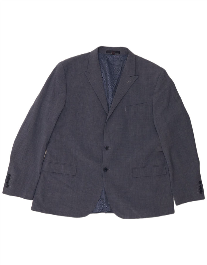Marks & Spencer Herre 2-knaps blazerjakke UK 46 3XL Blå Uld