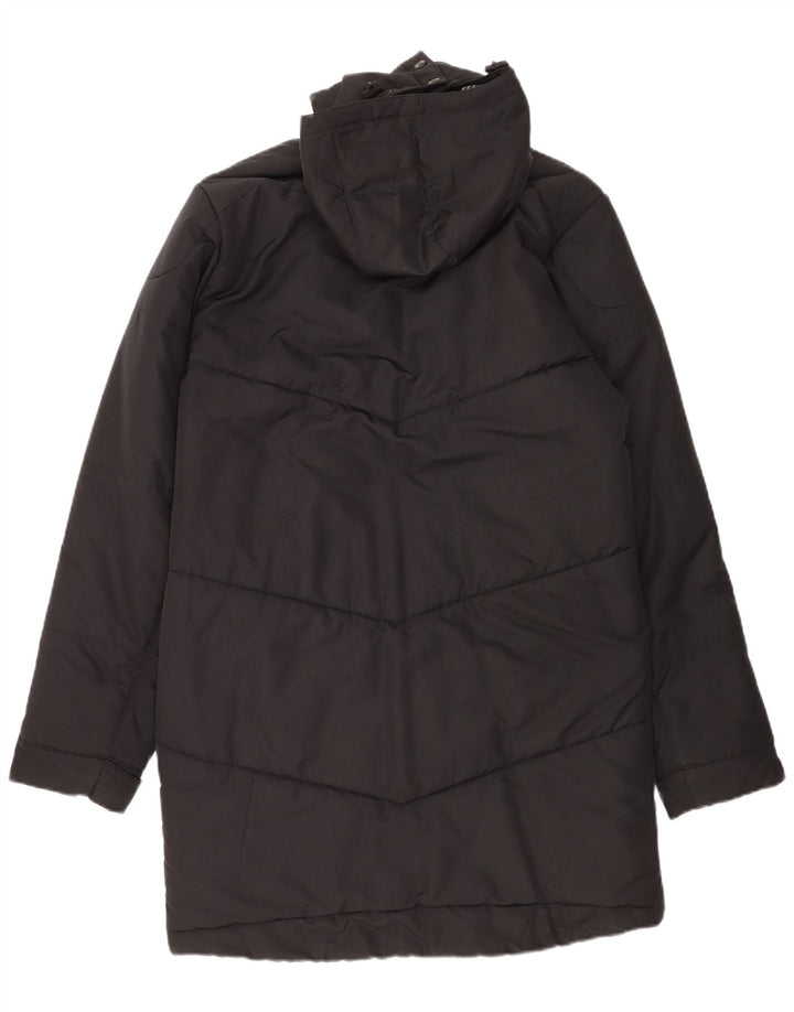 Under Armour Herre Cold Gear Hooded Polstret Coat UK 38 Medium Black Polyester