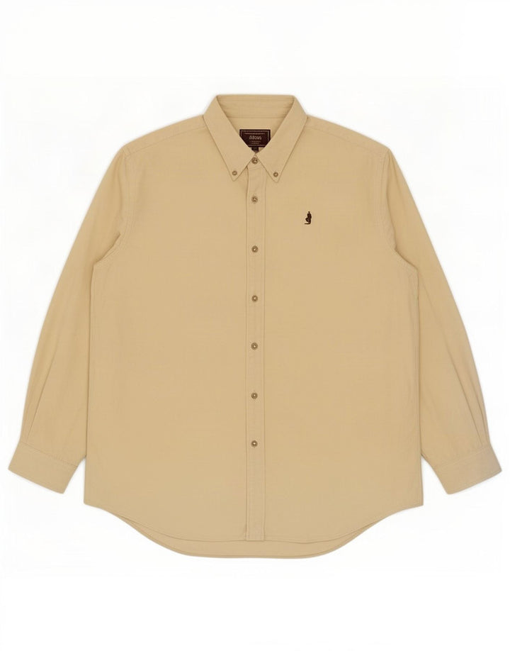 Marlboro Classics Herreskjorte 2XL Beige Bomuld