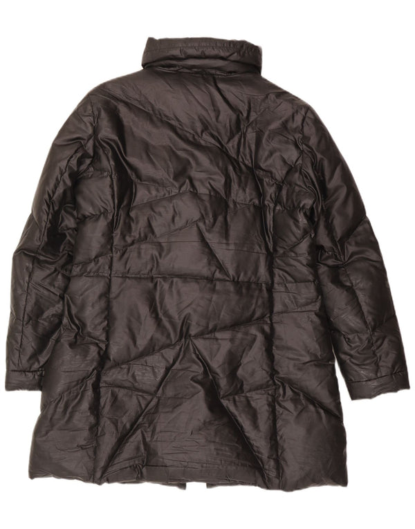 Hogan Dame Polstret Frakke IT 48 XL Sort Polyester