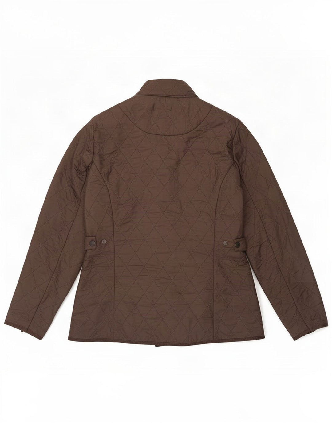 Barbour Quiltet jakke til kvinder UK 12 Medium Brun Polyester