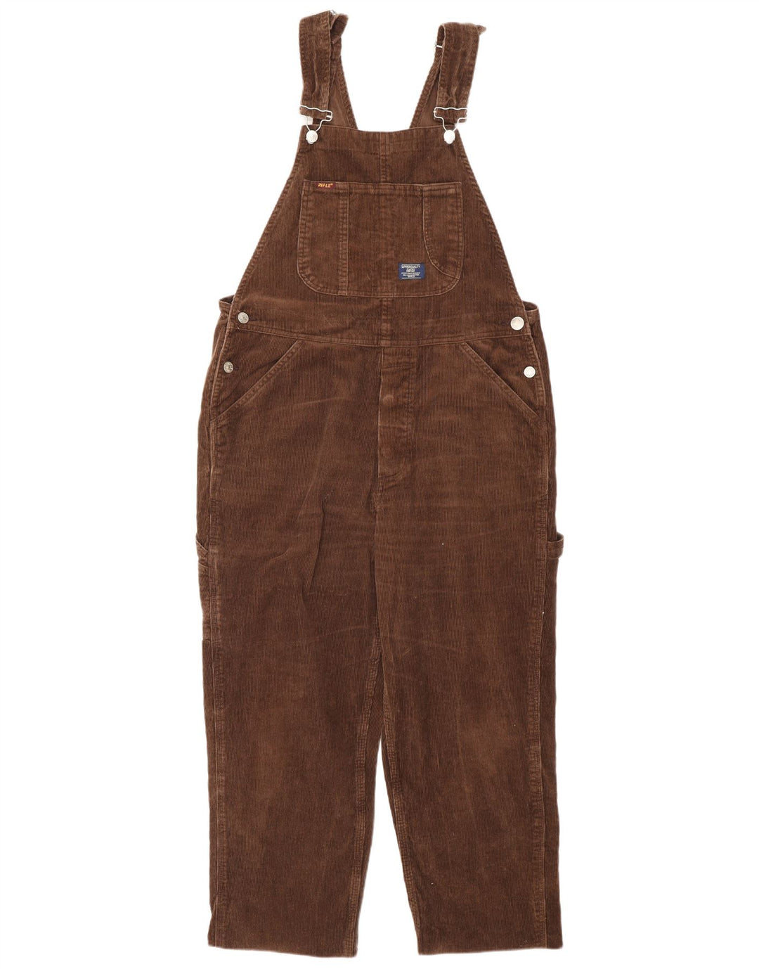 RIFLE Herre Carpenter Dungarees Corduroy Bukser W34 L30 Brun Bomuld