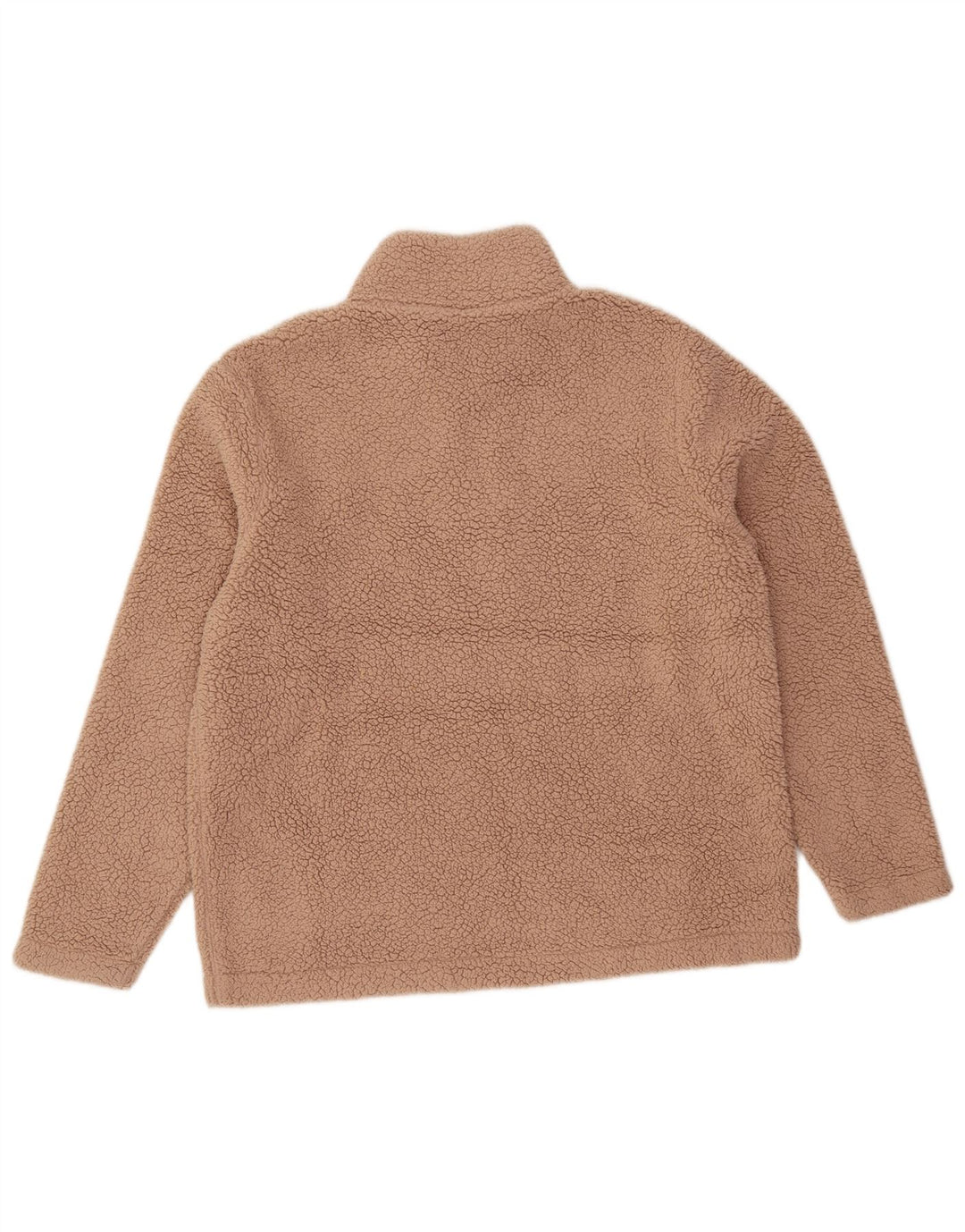 Fila Dame Grafisk Fleece Jumper UK 16 Stor Beige Polyester