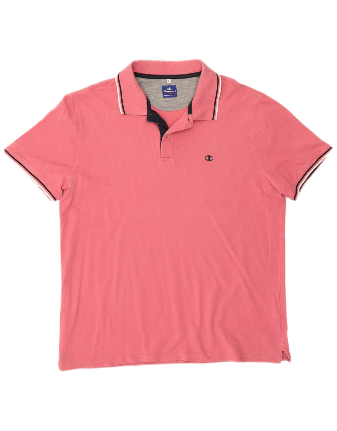 Champion herre poloskjorte stor pink bomuld
