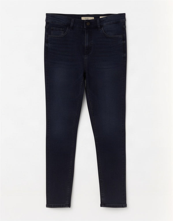 Marks & Spencer Dame The Ivy Skinny Jeans UK 12 Medium W30 L26 Navy Blue