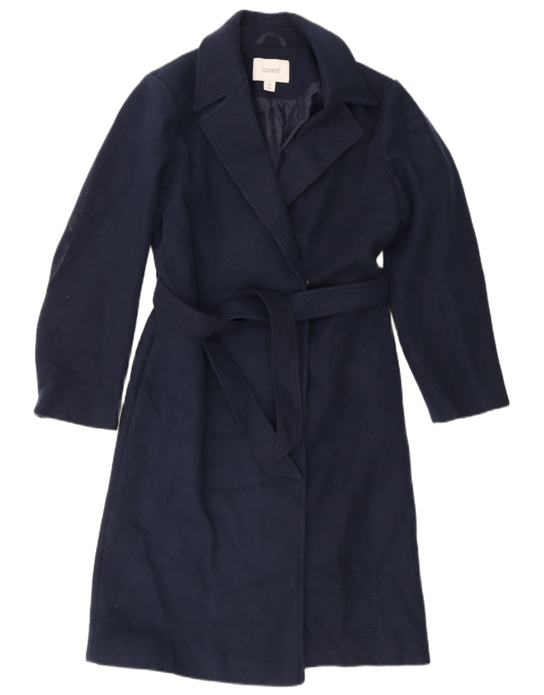 Coast Dame Overfrakke UK 8 Small Navy Blue Polyester
