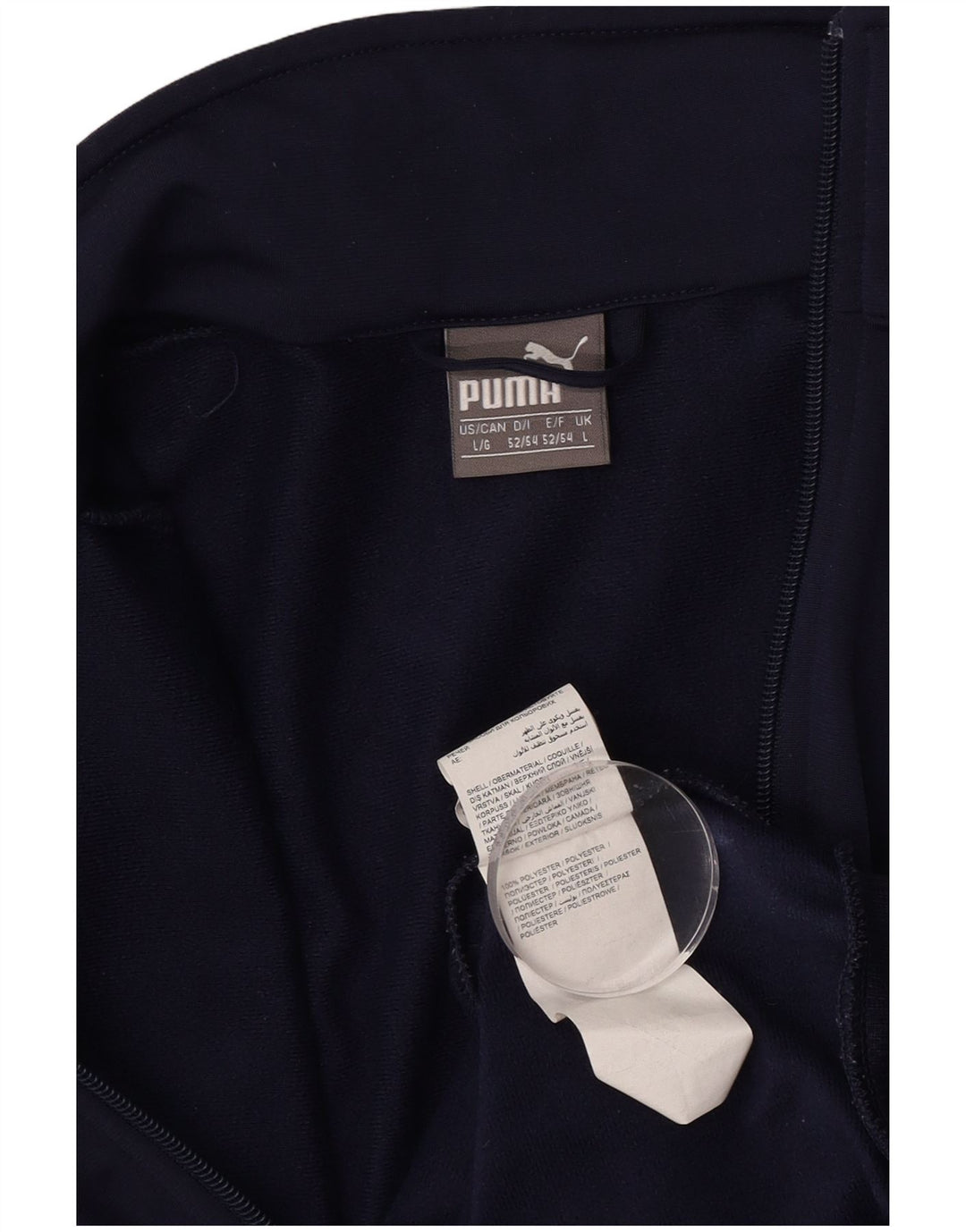 PUMA Herre grafisk træningsdragt Topjakke Stor marineblå polyester
