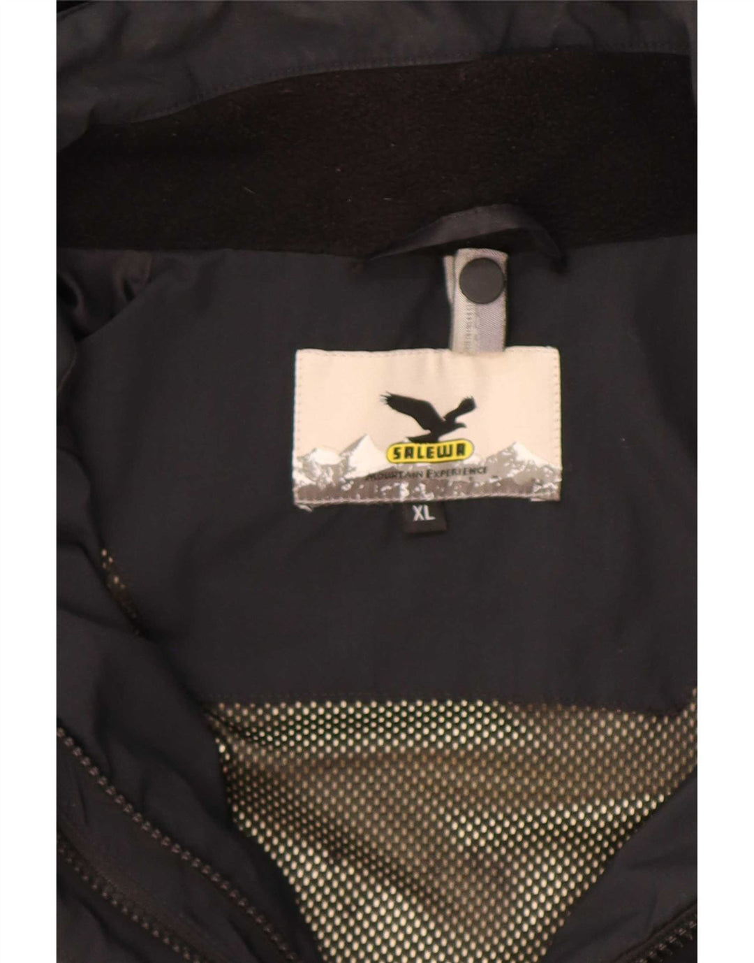 SALEWA Regnjakke med hætte til mænd UK 44 XL Grå Colourblock