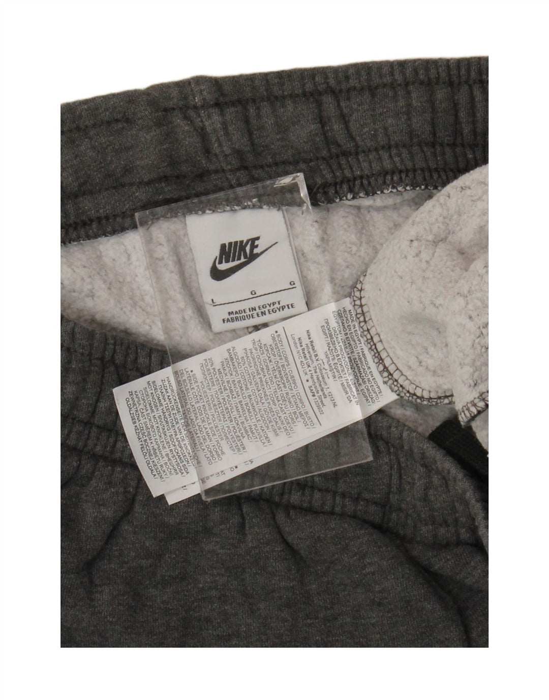 Nike træningsdragt bukser til mænd, joggers, store grå flækkede bomuld