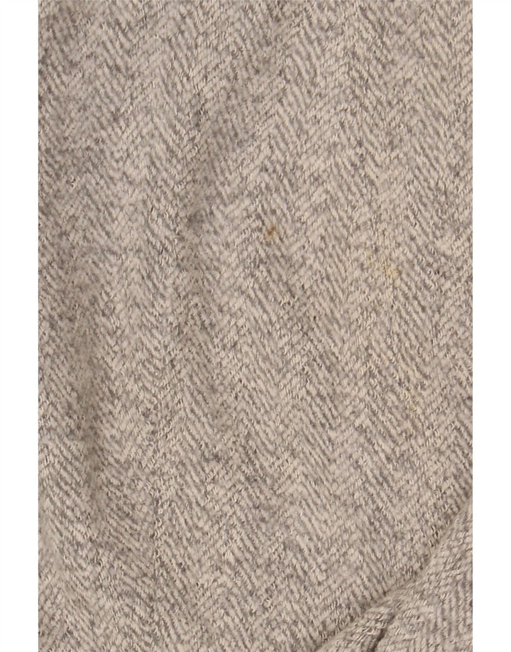 Zara Dameoverfrakke UK 12 Medium Beige Sildebenspolyester