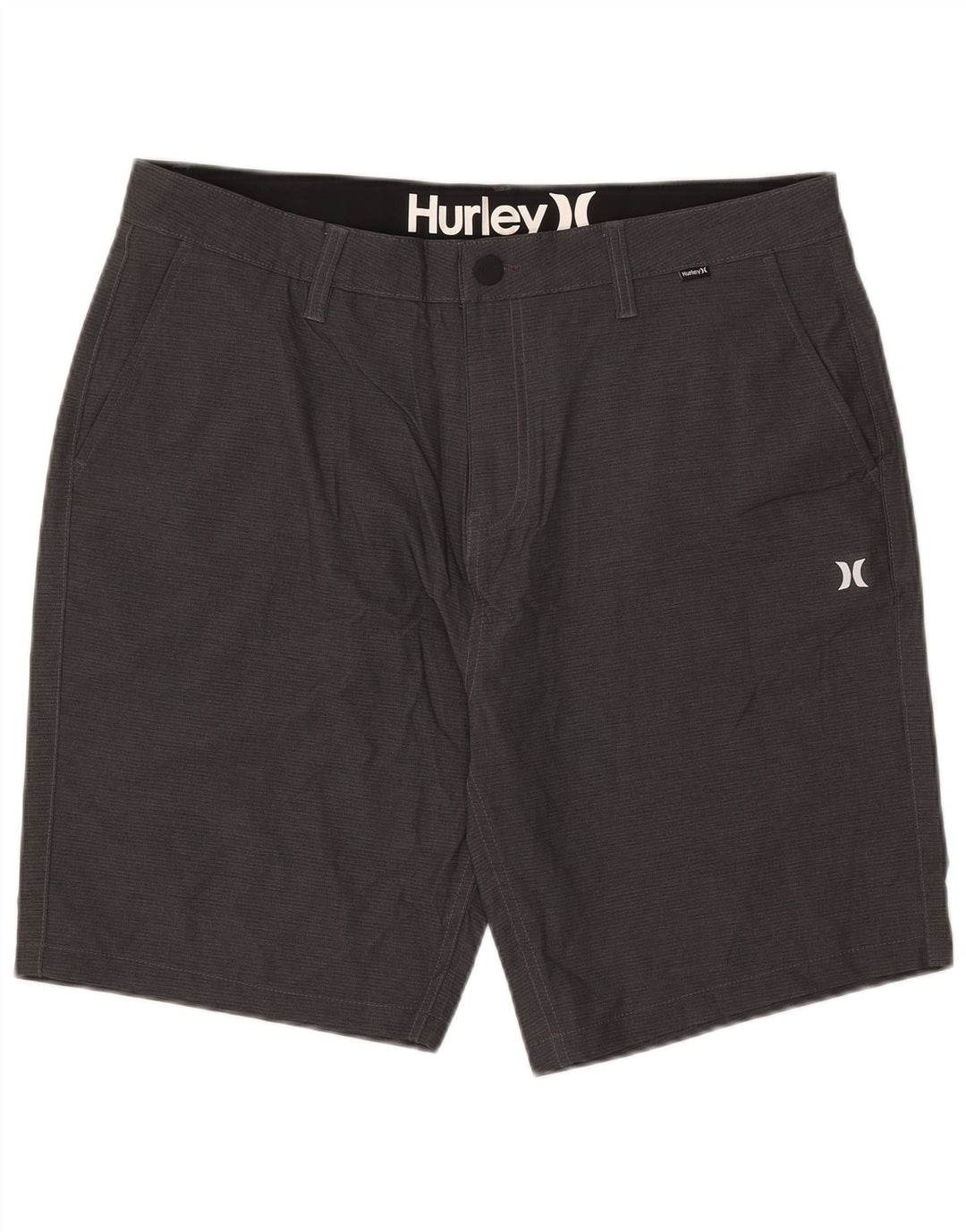 Hurley Herre Chino Shorts W36 Large Grå Polyester