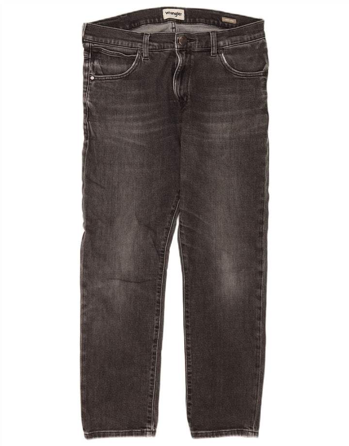 Wrangler Herre Larston Slim Jeans W32 L28 Grå Bomuld