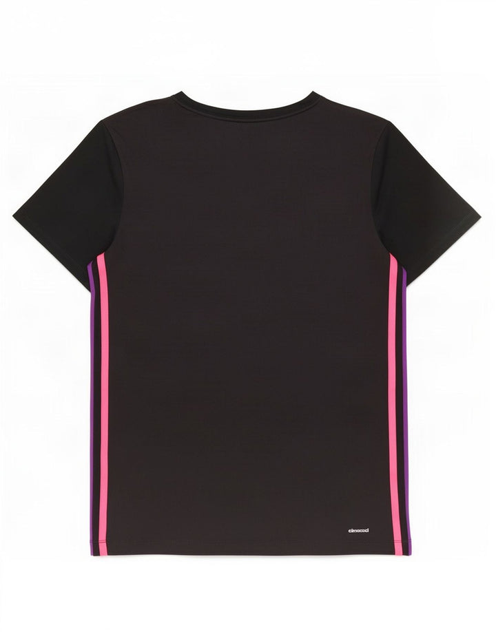 Adidas Dame Climacool T-Shirt Top UK 12/14 Medium Sort Polyester